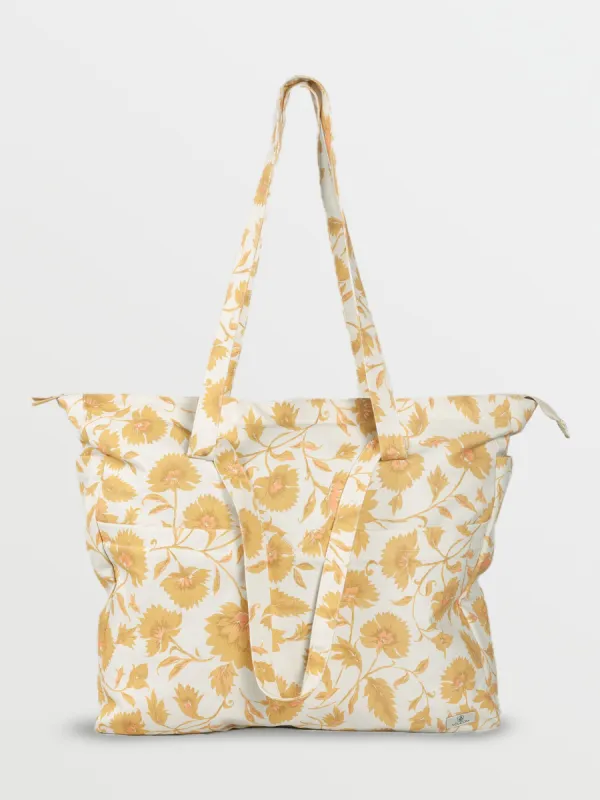 Schoolyard Canvas Tote - Dust Gold sold by Volcom