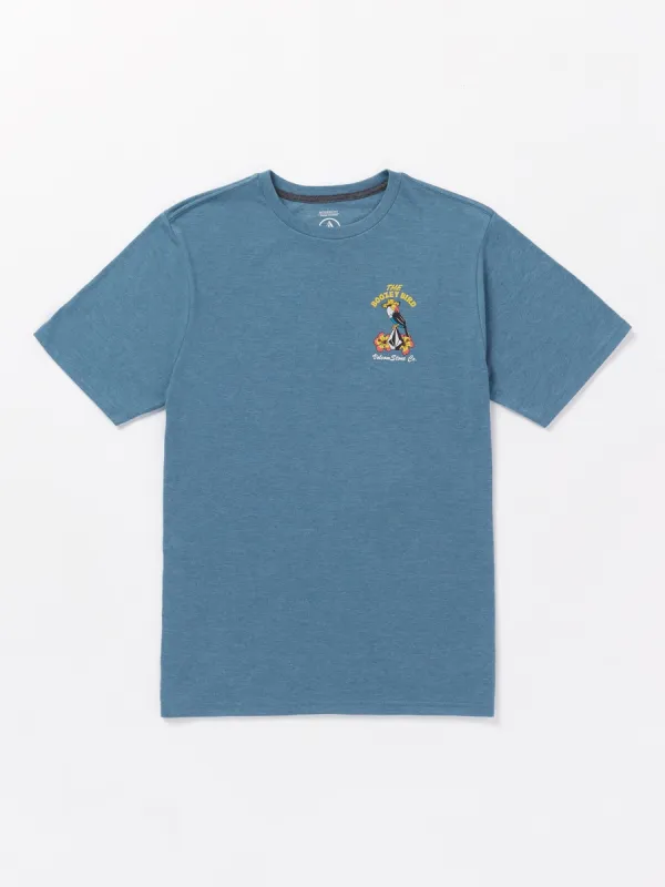 Boozey Bird Short Sleeve Tee - Stone Blue Heather sold by Volcom
