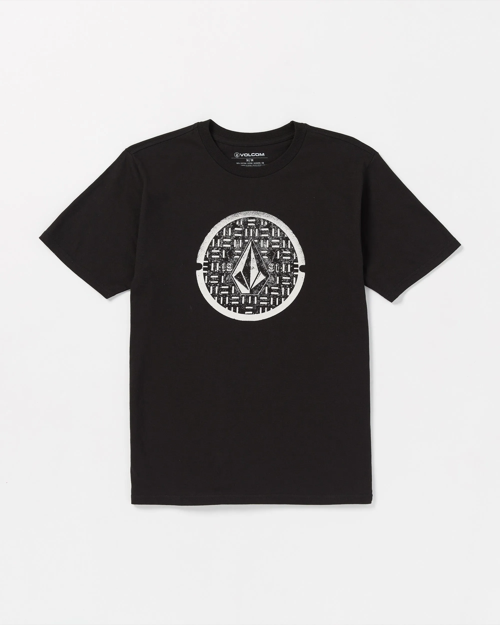 Circle Stone Short Sleeve Tee - New Black sold by Volcom