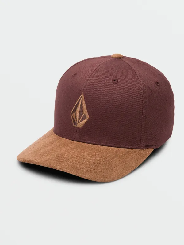 Full Stone Heather Flexfit Hat - Mahogany sold by Volcom