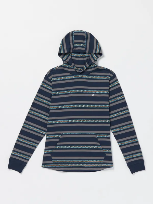 Seedstone Hood Long Sleeve Shirt - Navy made by Volcom