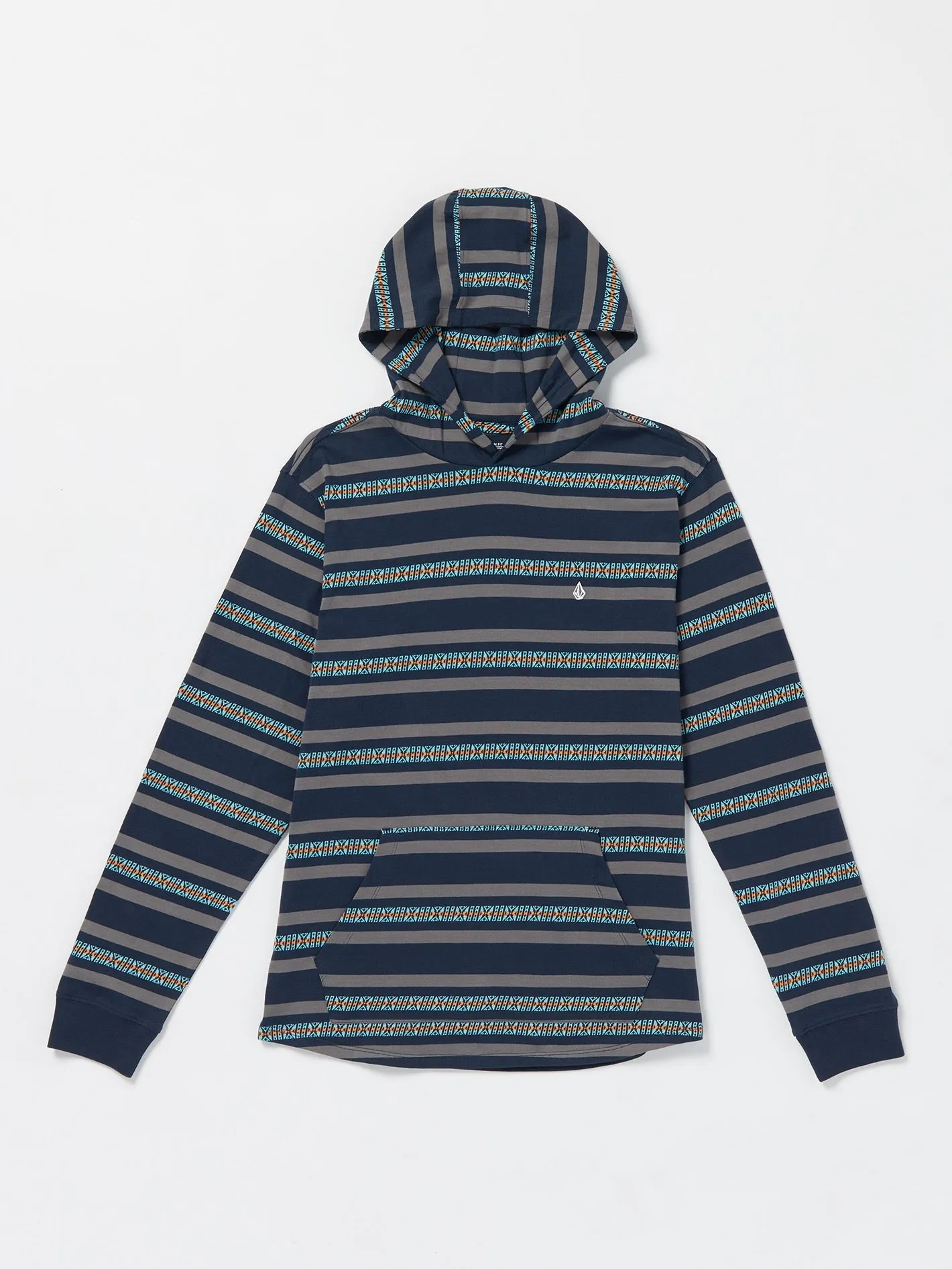 Seedstone Hood Long Sleeve Shirt - Navy sold by Volcom