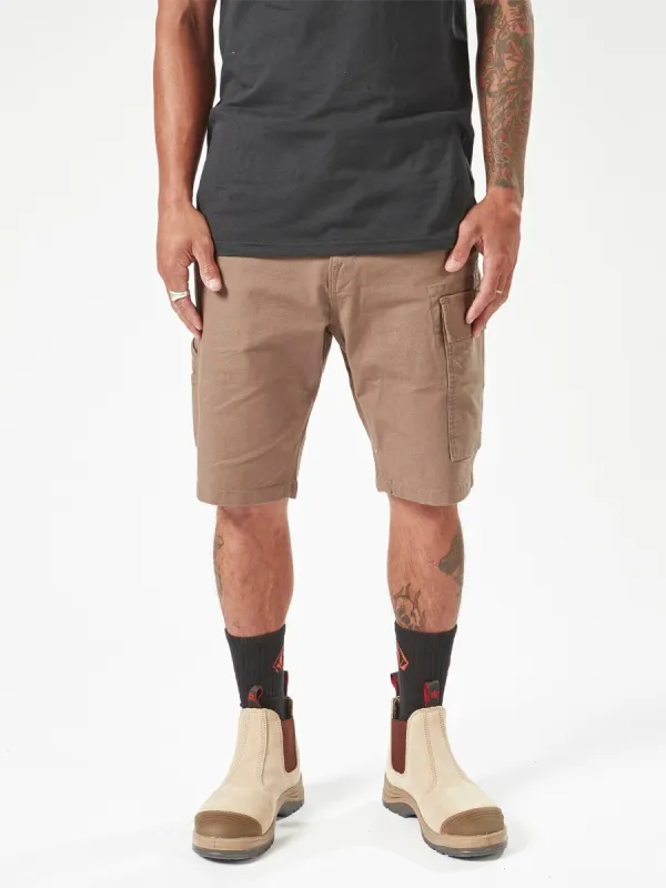 Volcom Workwear Caliper Work Shorts - Brindle sold by Volcom