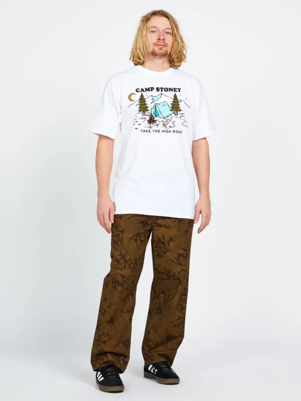 Camp Stoney Short Sleeve Tee - White sold by Volcom