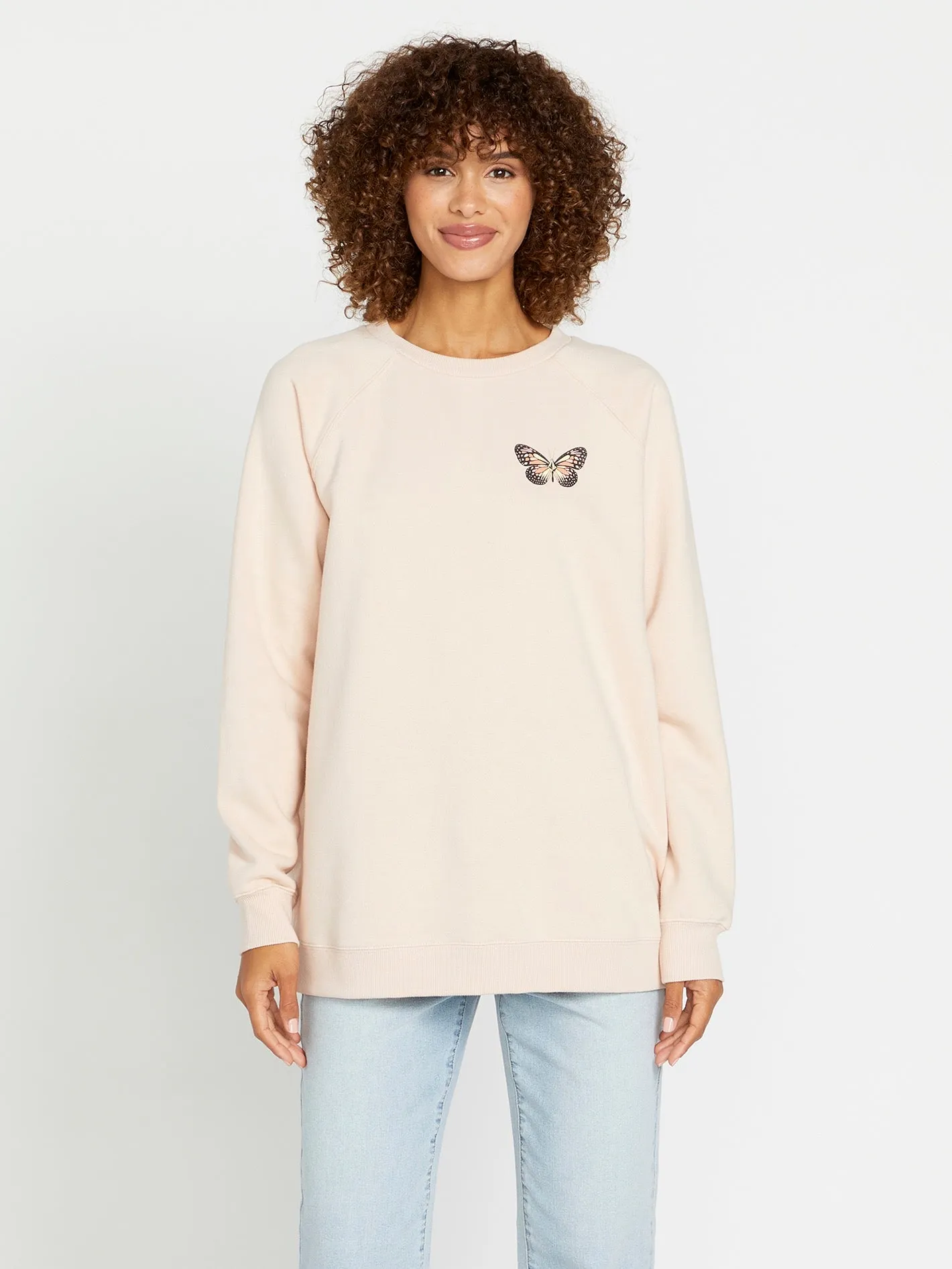 Stone Magic Bf Crew - Dusty Rose sold by Volcom product image thumbnail 3