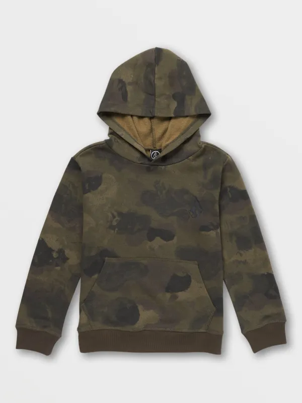 Little Boys Vamo Pullover Fleece Hoodie - Camouflage sold by Volcom