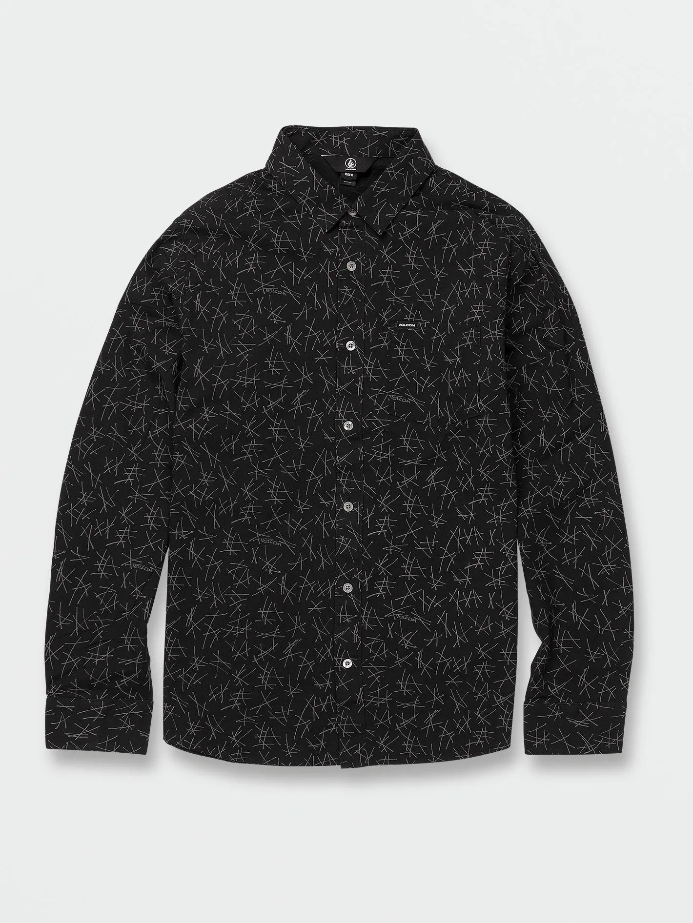 Warbler Long Sleeve Shirt - Black sold by Volcom