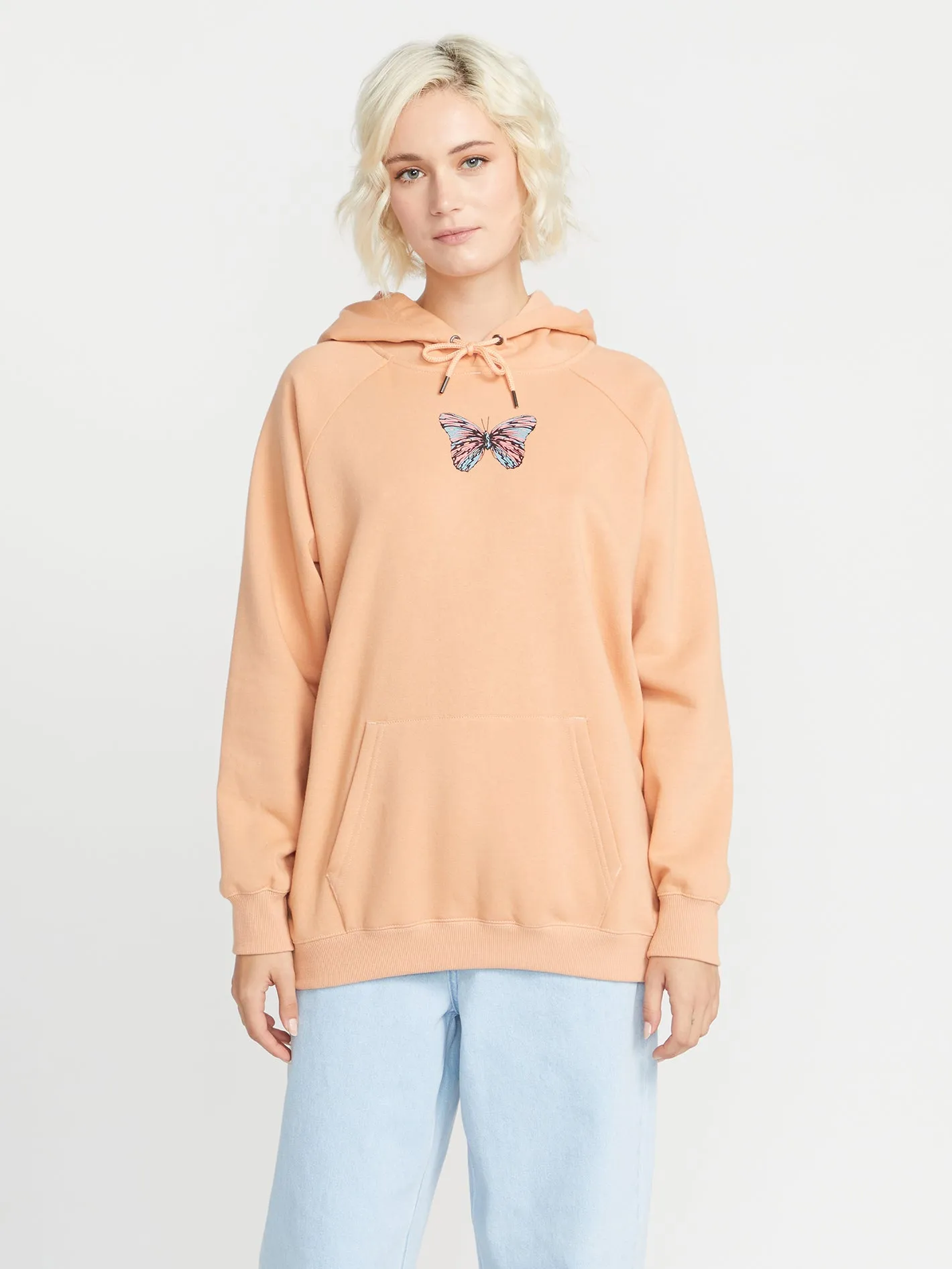 Truly Stoked Boyfriend Hoodie - Clay sold by Volcom product image thumbnail 3