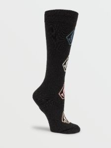 Womens Sherwood Sock - Black (2022) sold by Volcom