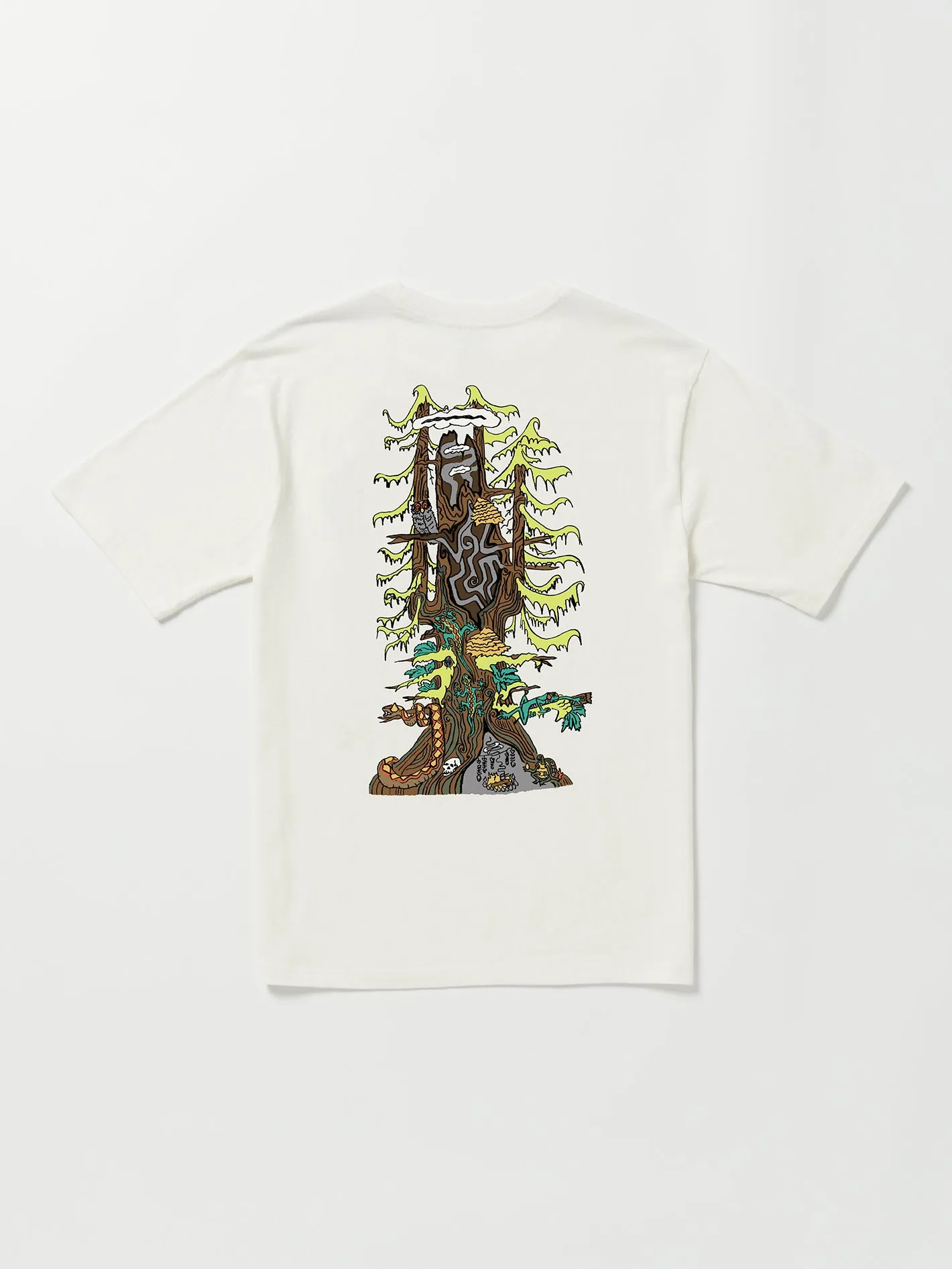 Skate Vitals Simon Bannerot Short Sleeve Tee - Off White sold by Volcom product image thumbnail 2