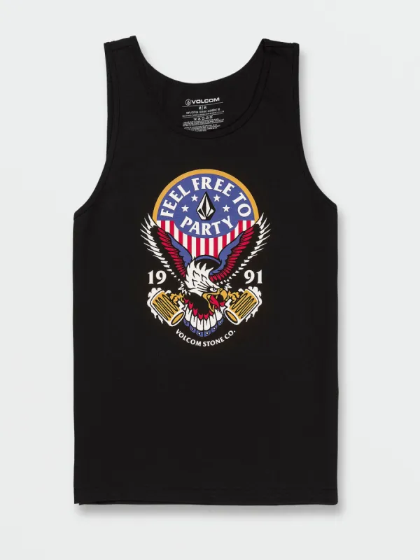 Freedomeagle Tank - Black sold by Volcom