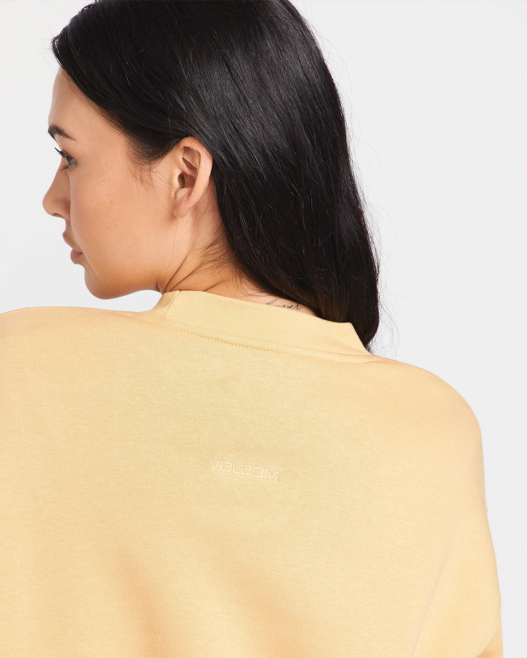 Stone Heart Up Crew Sweatshirt - Sand sold by Volcom product image thumbnail 4