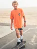 Big Boys Flamed Short Sleeve Tee - Turbo Orange sold by Volcom