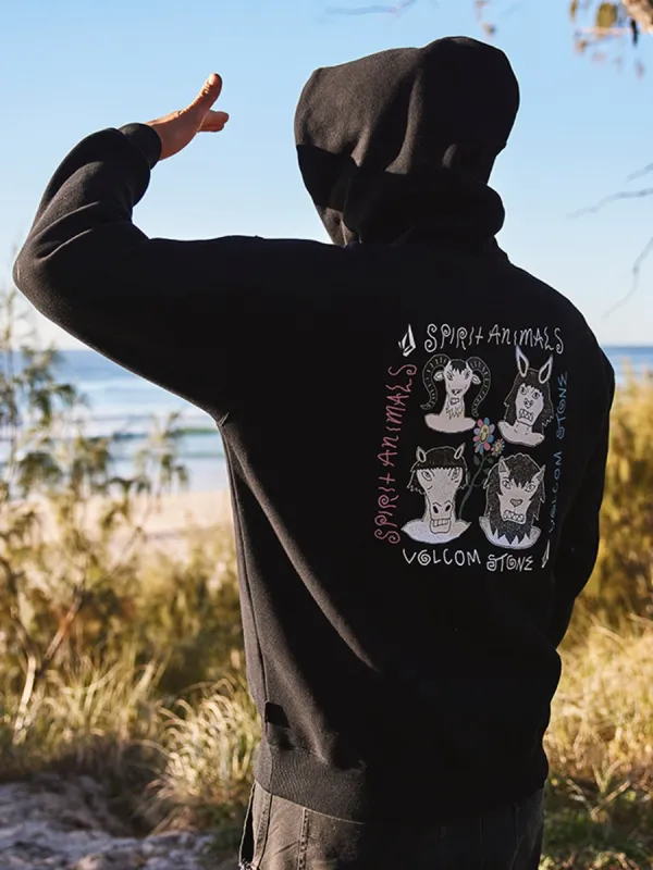 Surf Vitals Ozzy Wrong Hoodie - Black made by Volcom