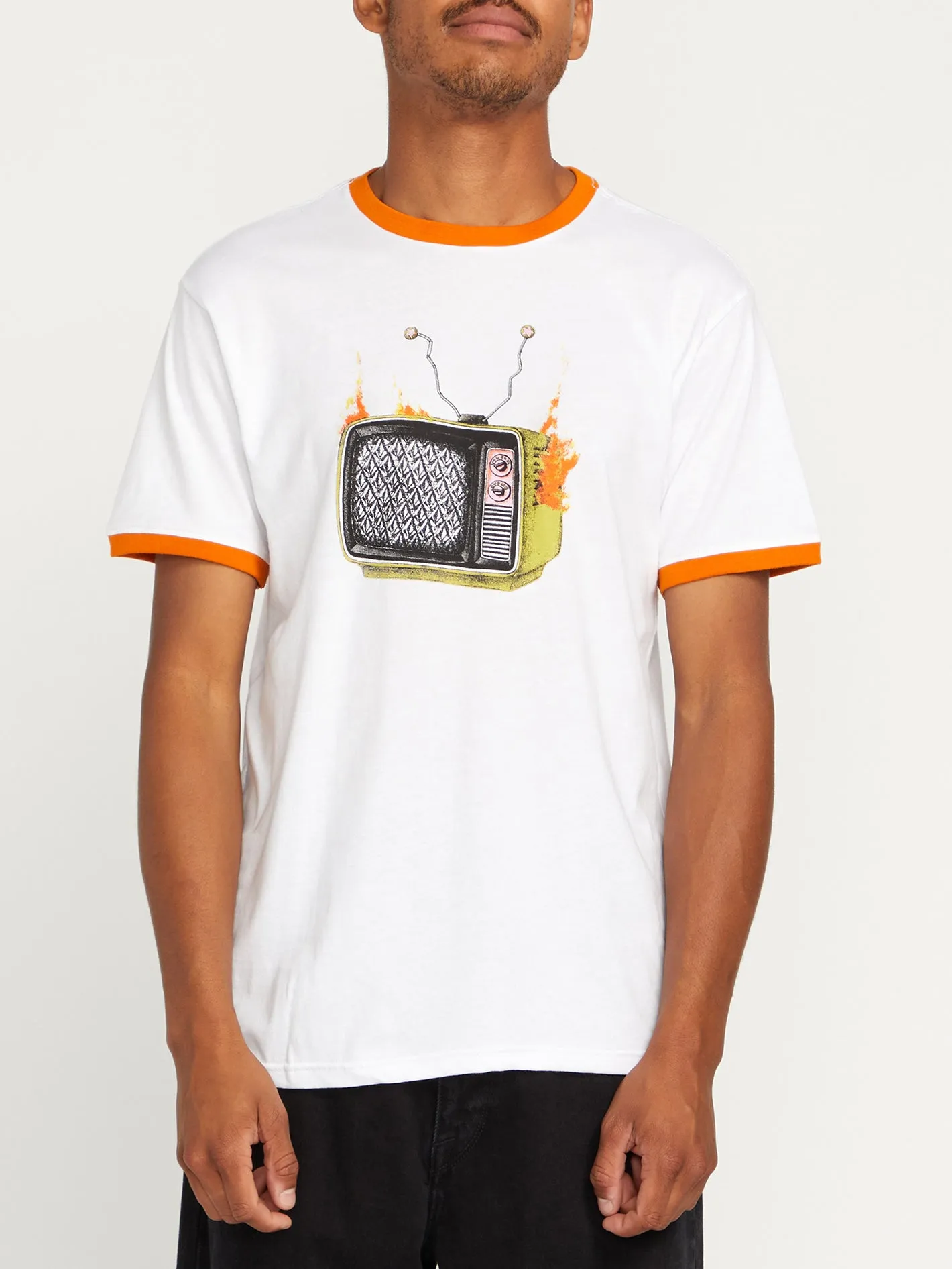 Featured Artist Justin Hager Stoneyvision Short Sleeve Tee - White sold by Volcom product image thumbnail 5
