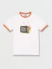 Featured Artist Justin Hager Stoneyvision Short Sleeve Tee - White sold by Volcom