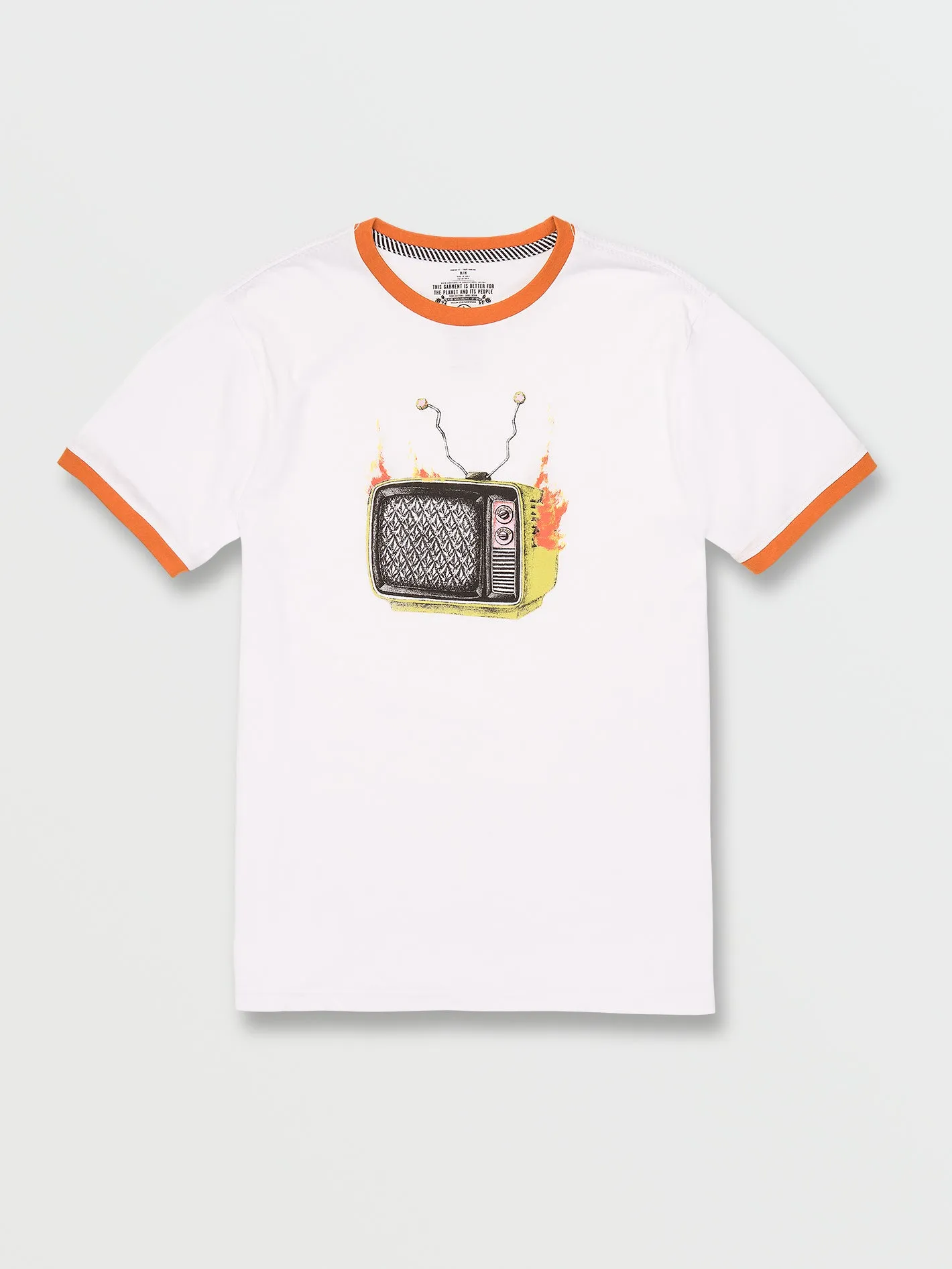 Featured Artist Justin Hager Stoneyvision Short Sleeve Tee - White sold by Volcom product image thumbnail 3