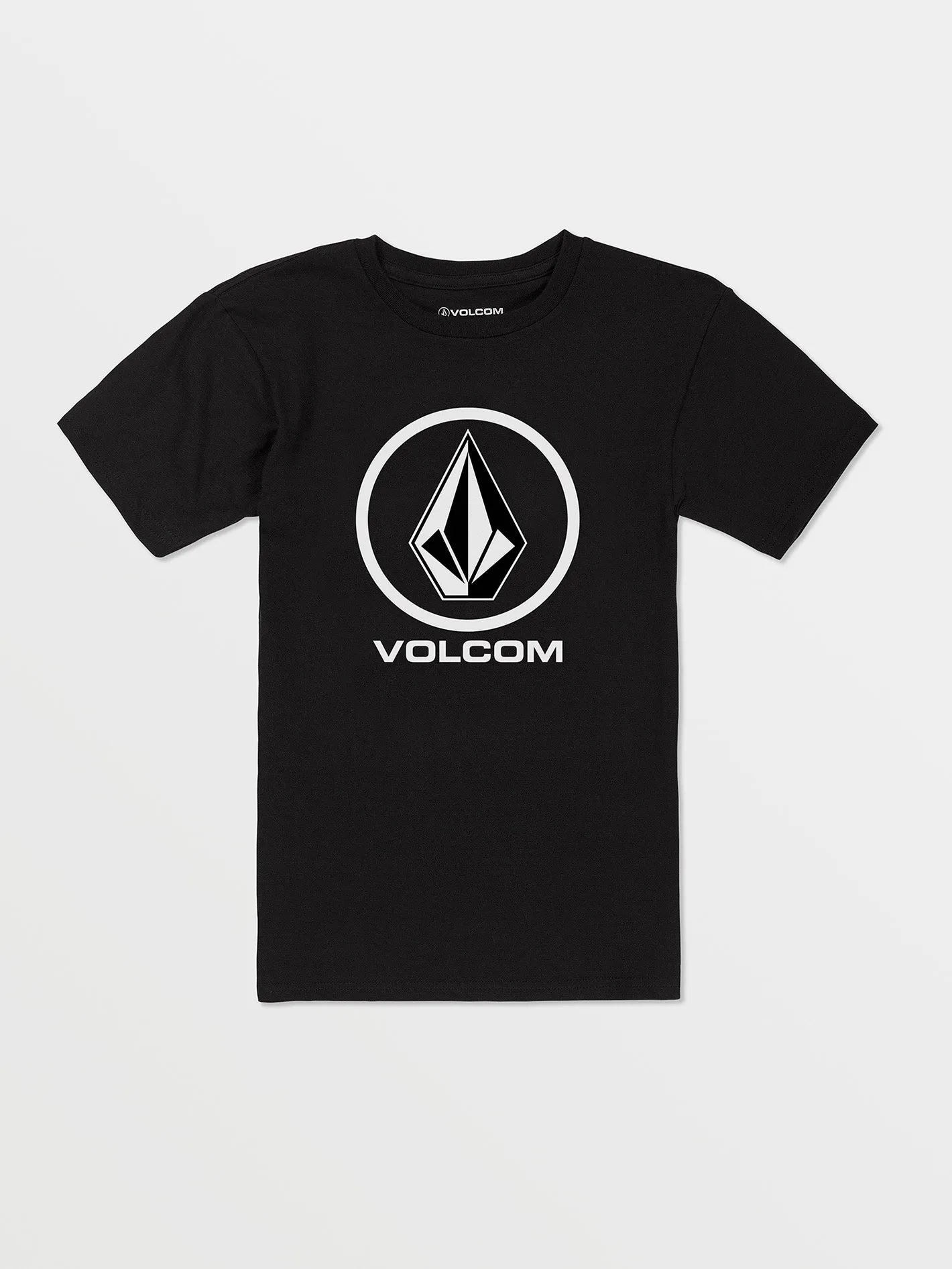 Big Boys Crisp Stone Short Sleeve Tee - Black sold by Volcom