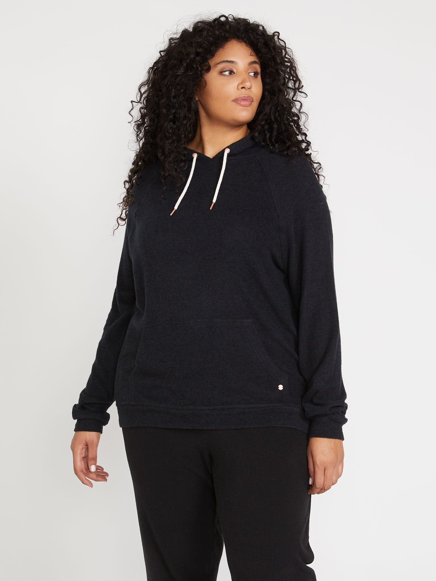 Lived In Lounge Plus Size Hoodie - Black sold by Volcom product image thumbnail 4