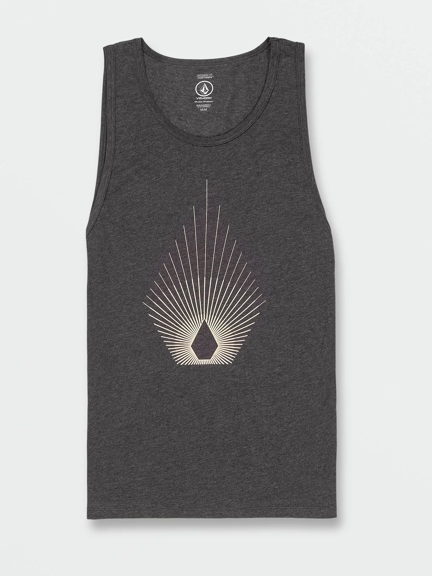 Blister Tank - Dark Black Heather sold by Volcom
