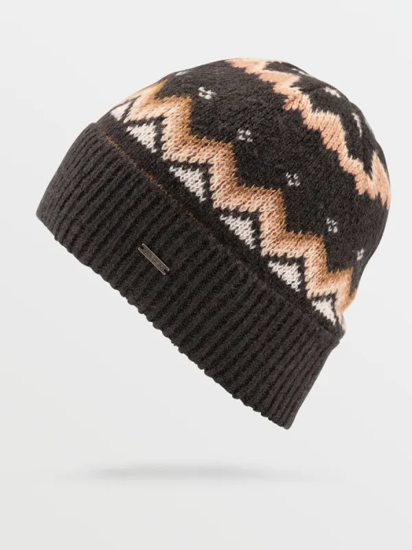 Not Fairisle Beanie - Vintage Black sold by Volcom