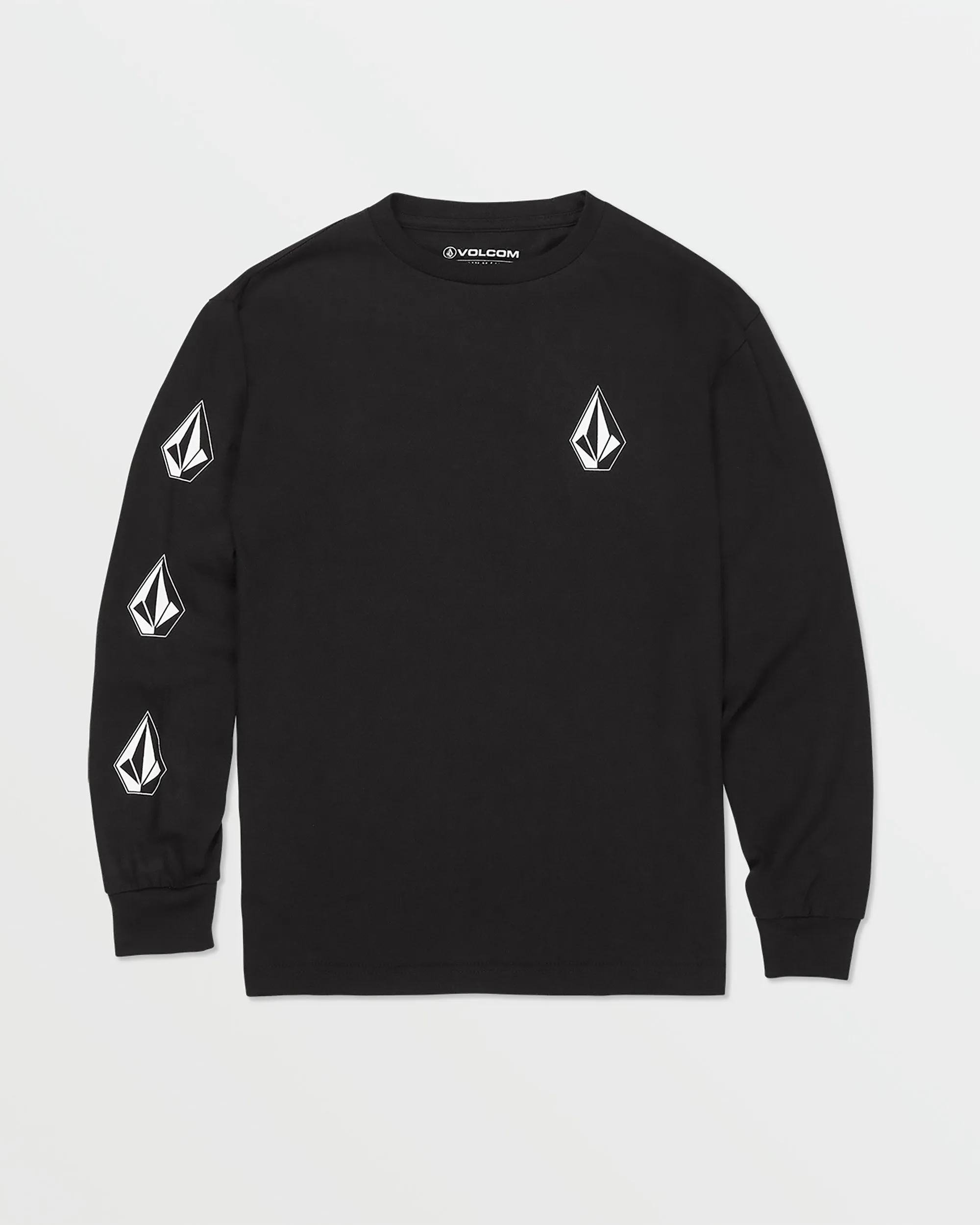 Big Boys Iconic Stone Long Sleeve Tee - Black sold by Volcom