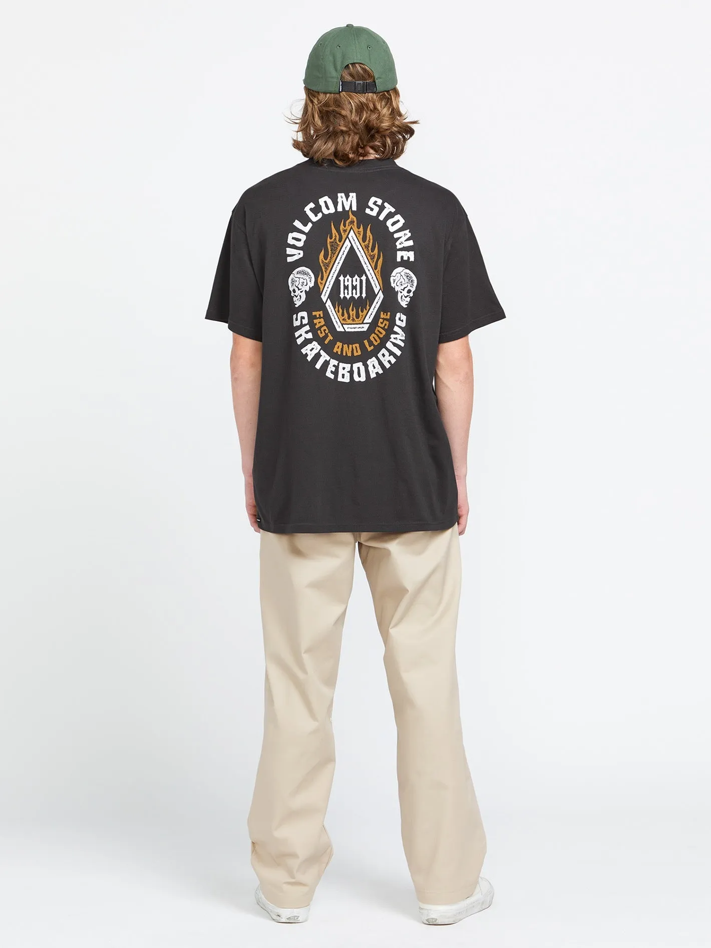 Skate Vitals Fast N Loose Short Sleeve Tee - Stealth sold by Volcom product image thumbnail 2