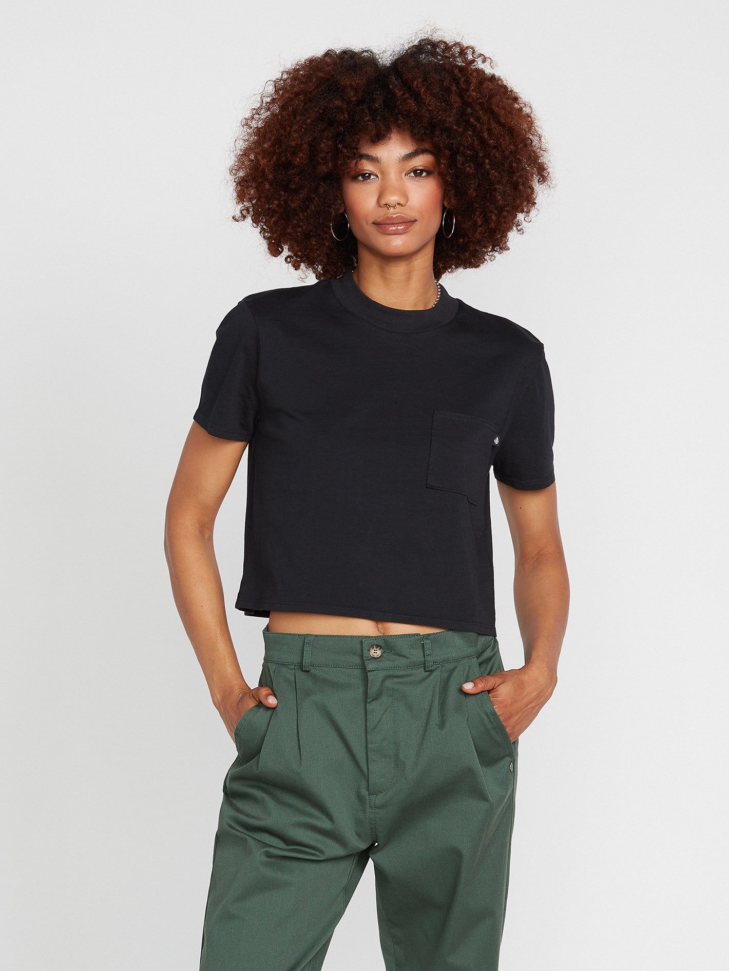 Pocket Dial Short Sleeve Tee - Black sold by Volcom product image thumbnail 3