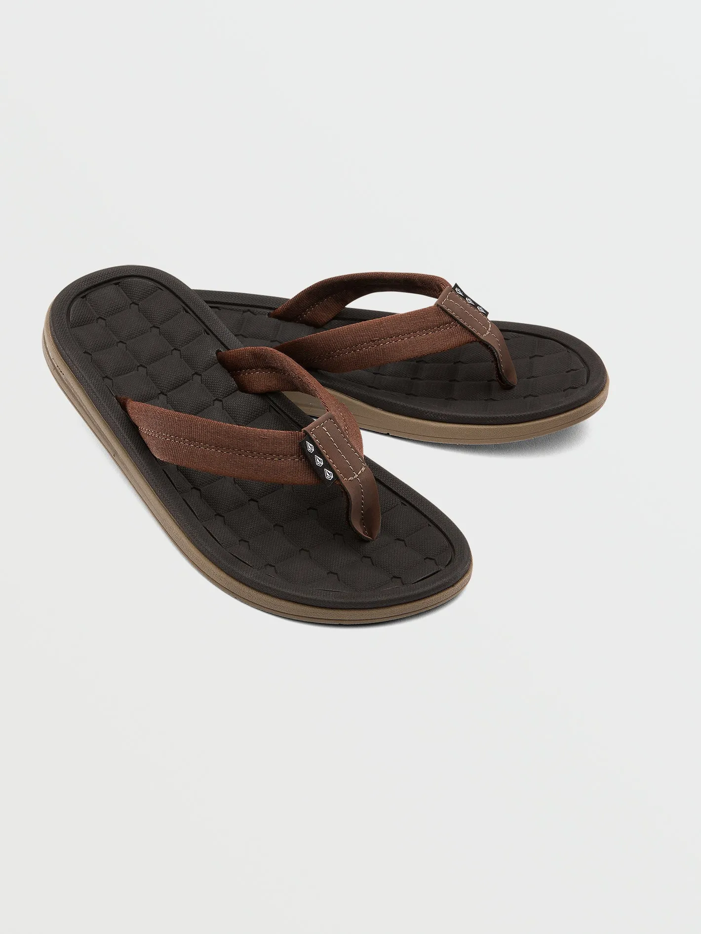 V.Co Draft Sandals - Brown sold by Volcom