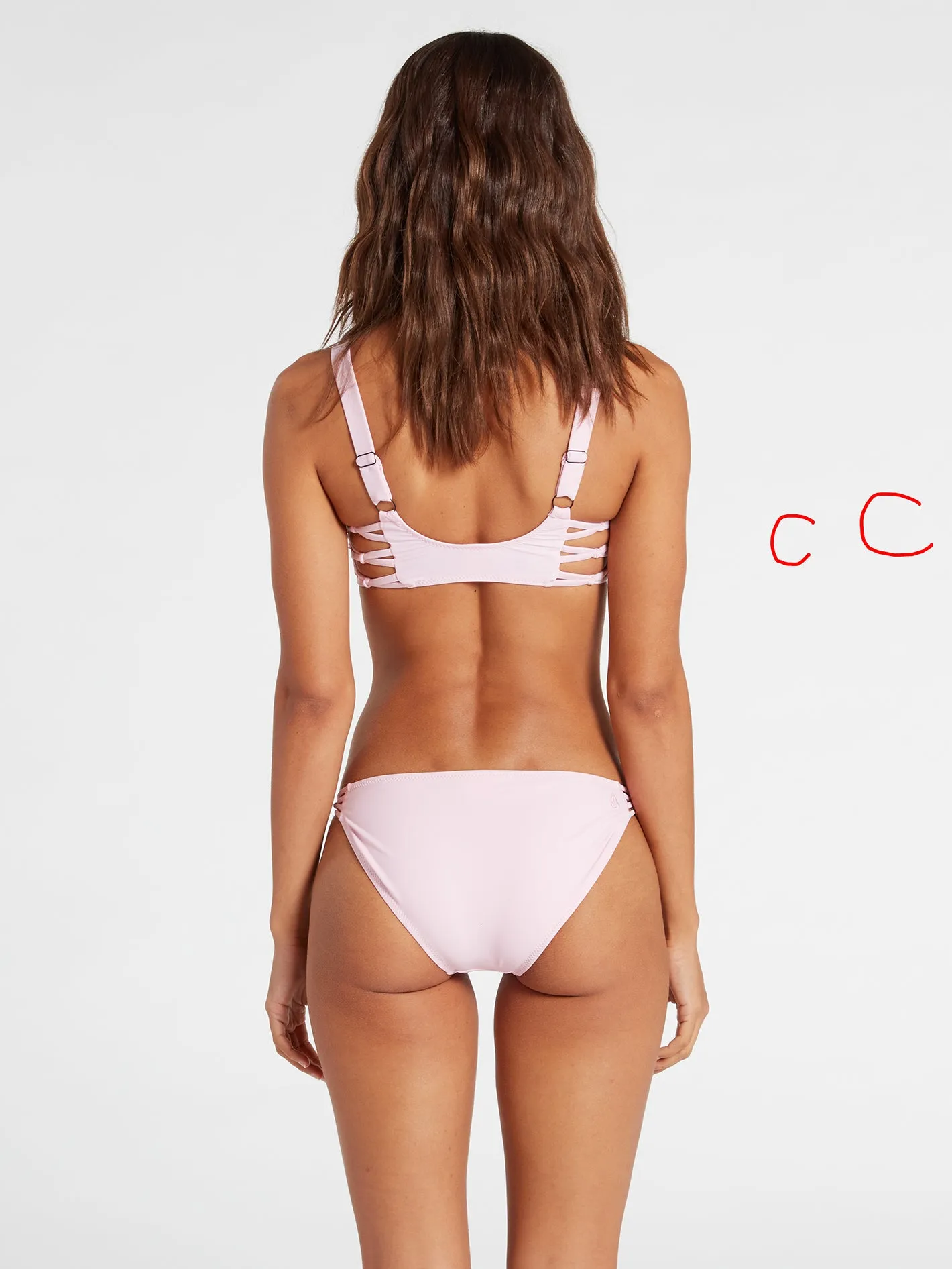 Simply Solid Full Bikini Bottom - Blush Pink sold by Volcom product image thumbnail 3