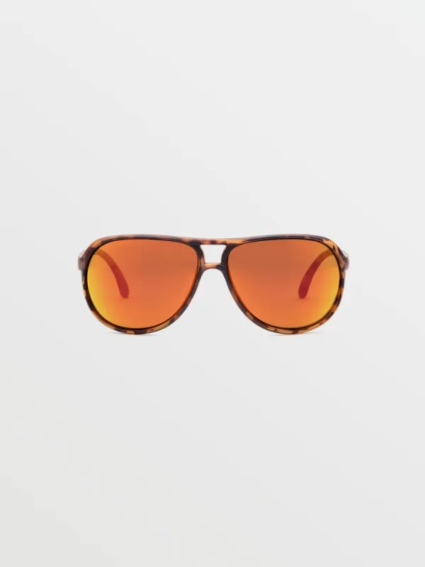 Creepy Sunglasses - Matte Tort/Heat Polar sold by Volcom