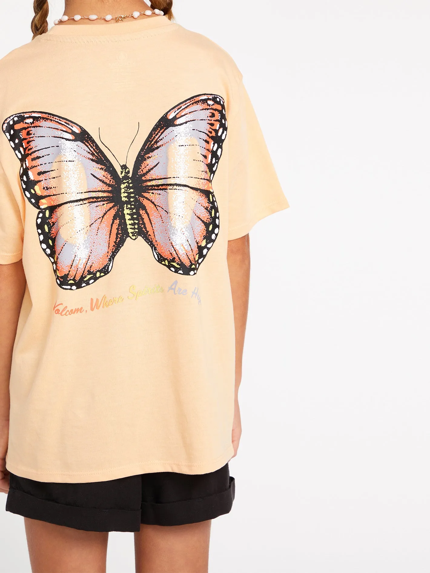 Girls Truly Stoked Boyfriend Short Sleeve Tee - Melon sold by Volcom product image thumbnail 3