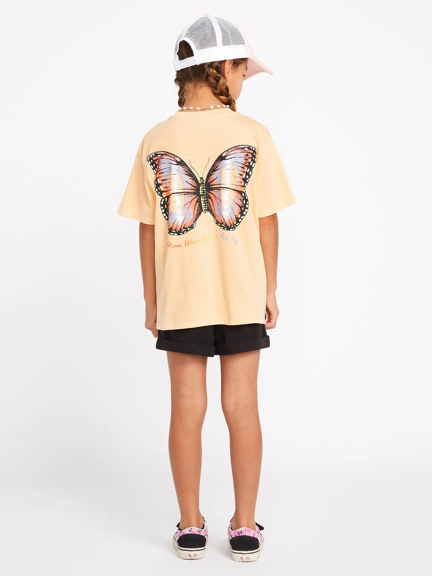 Girls Truly Stoked Boyfriend Short Sleeve Tee - Melon sold by Volcom product image thumbnail 2