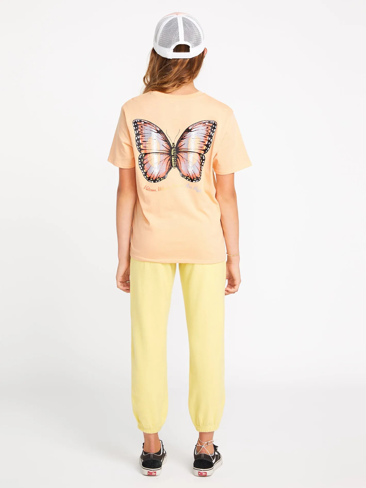 Girls Truly Stoked Boyfriend Short Sleeve Tee - Melon sold by Volcom product image thumbnail 4