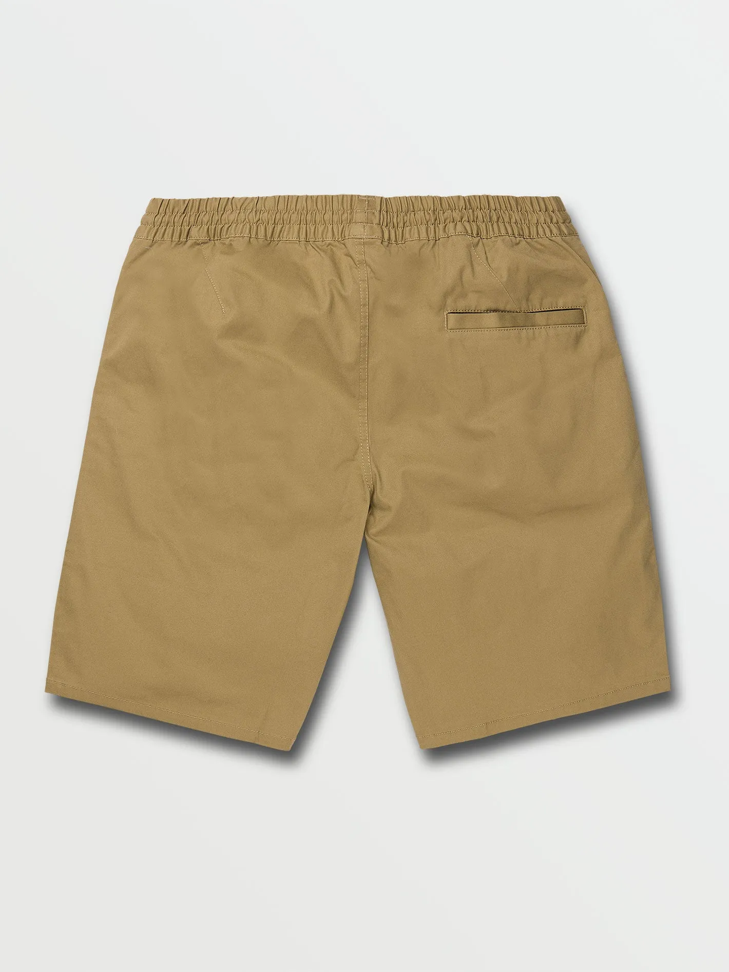Cleaver Elastic Waist Stretch Shorts - Dark Khaki sold by Volcom product image thumbnail 2