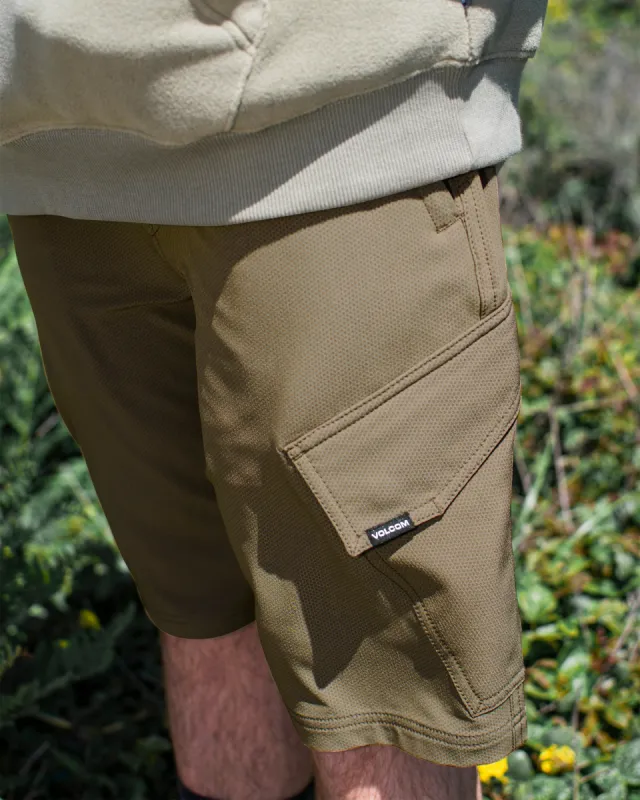 Country Days Hybrid Shorts - Teak sold by Volcom