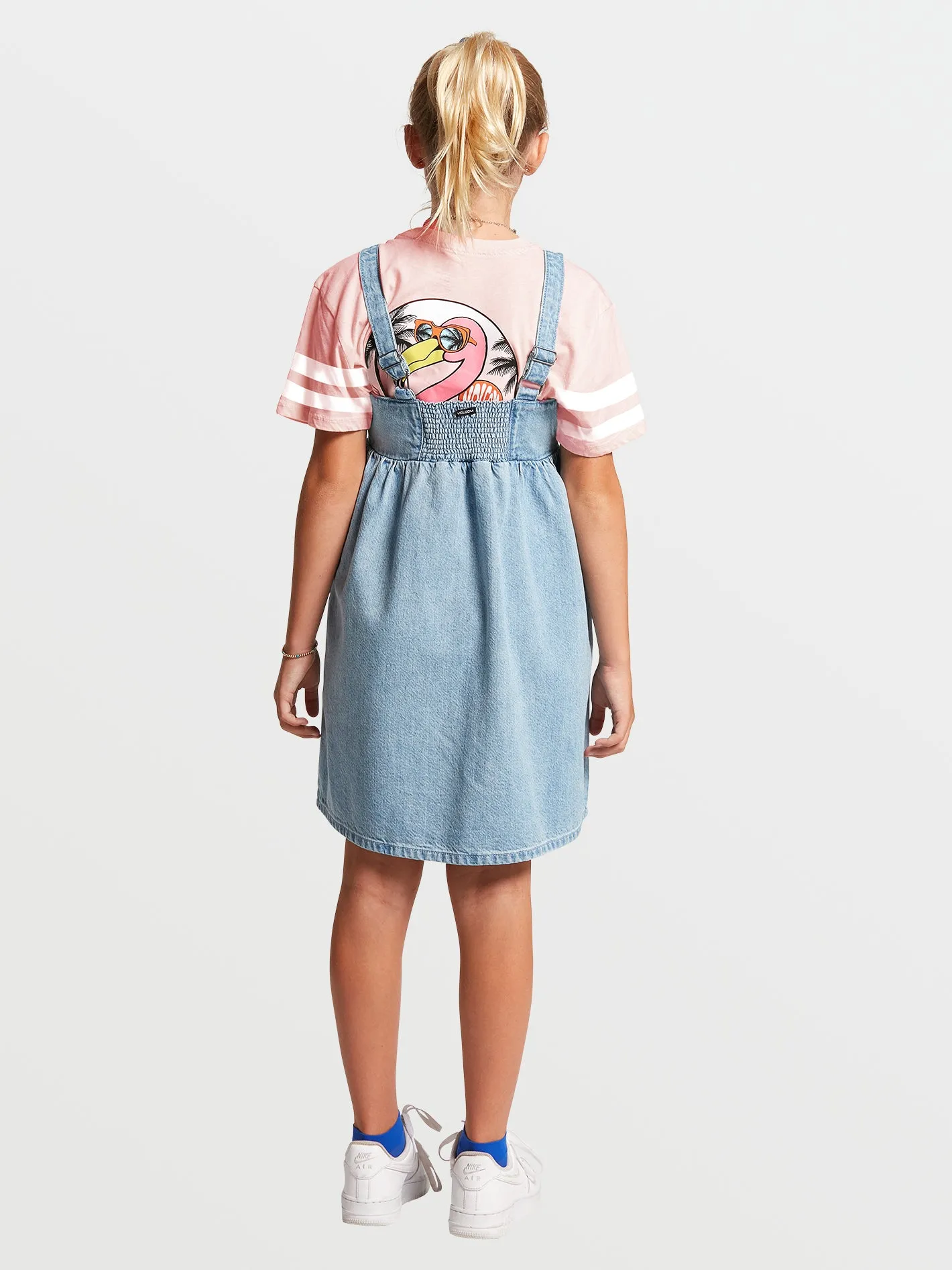 Big Girls Sunday Strut Dress - Pale Blue sold by Volcom product image thumbnail 2