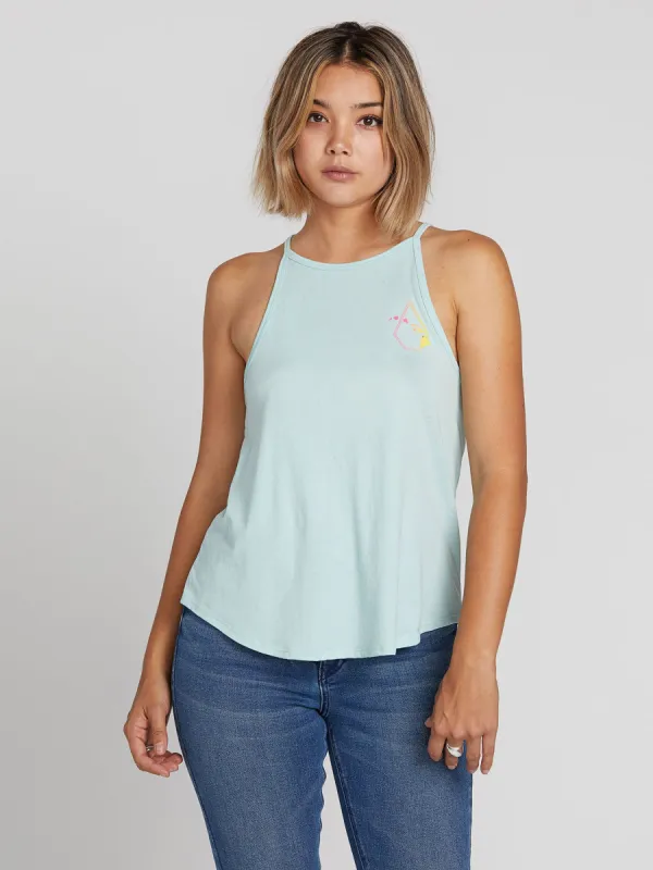 Palm Stone Breezin Tank - Mint sold by Volcom
