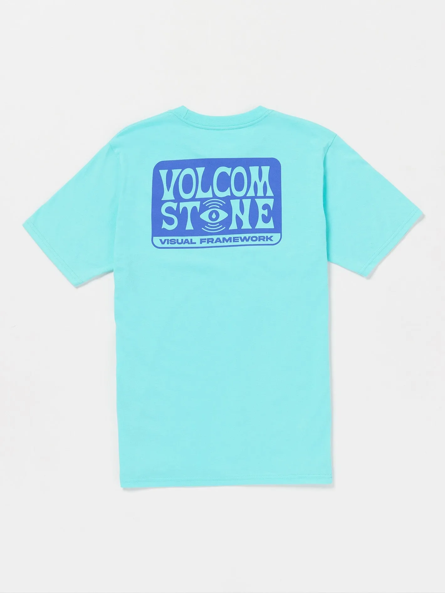 Viz Fray Short Sleeve Tee - Crete Blue sold by Volcom product image thumbnail 4