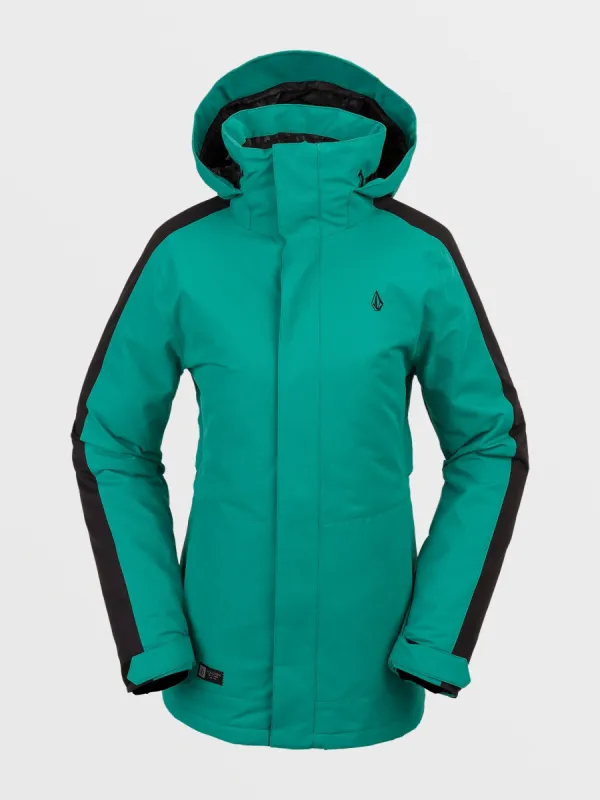 Womens Westland Ins Jacket - Vibrant Green sold by Volcom