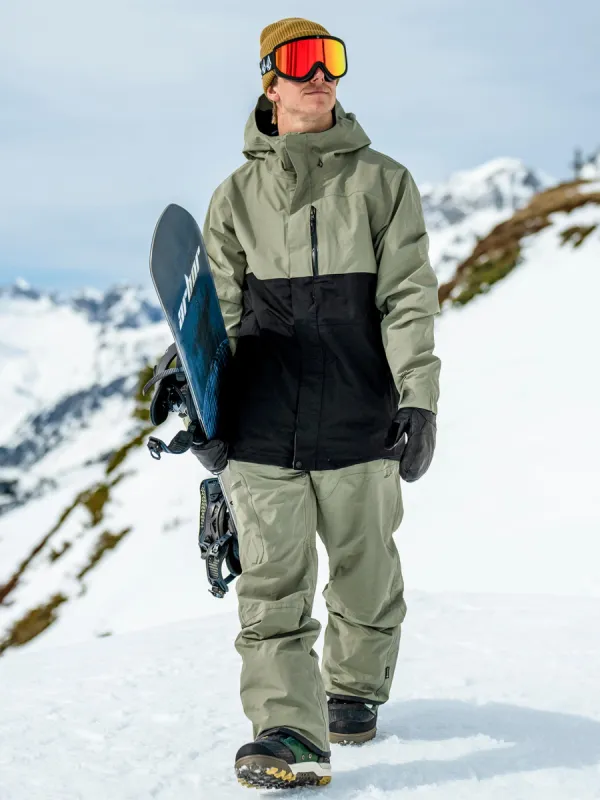 Mens L Insulated Gore-Tex Jacket - Light Military sold by Volcom