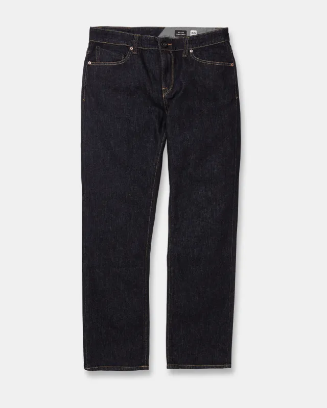 V Solver Stretch Modern Fit Jeans - Rinsed Indigo sold by Volcom