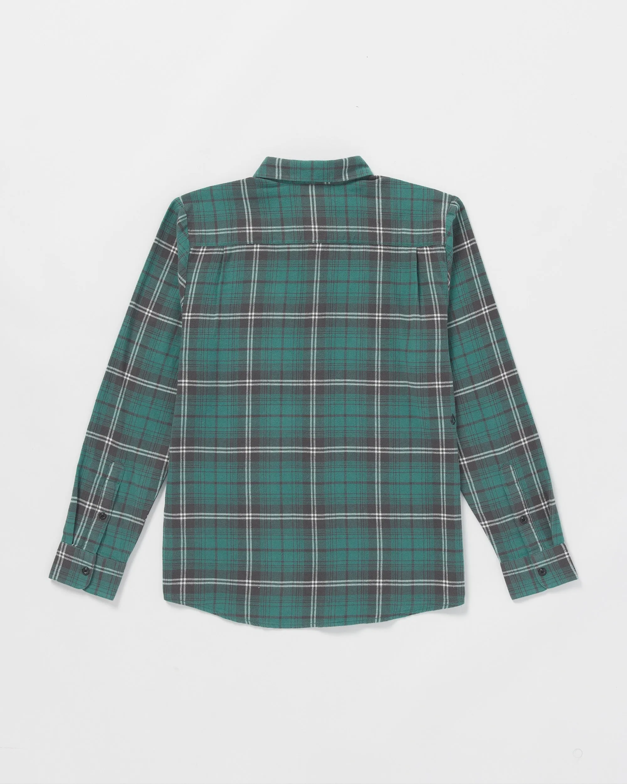Caden Plaid Long Sleeve Shirt - Sea Green sold by Volcom product image thumbnail 2