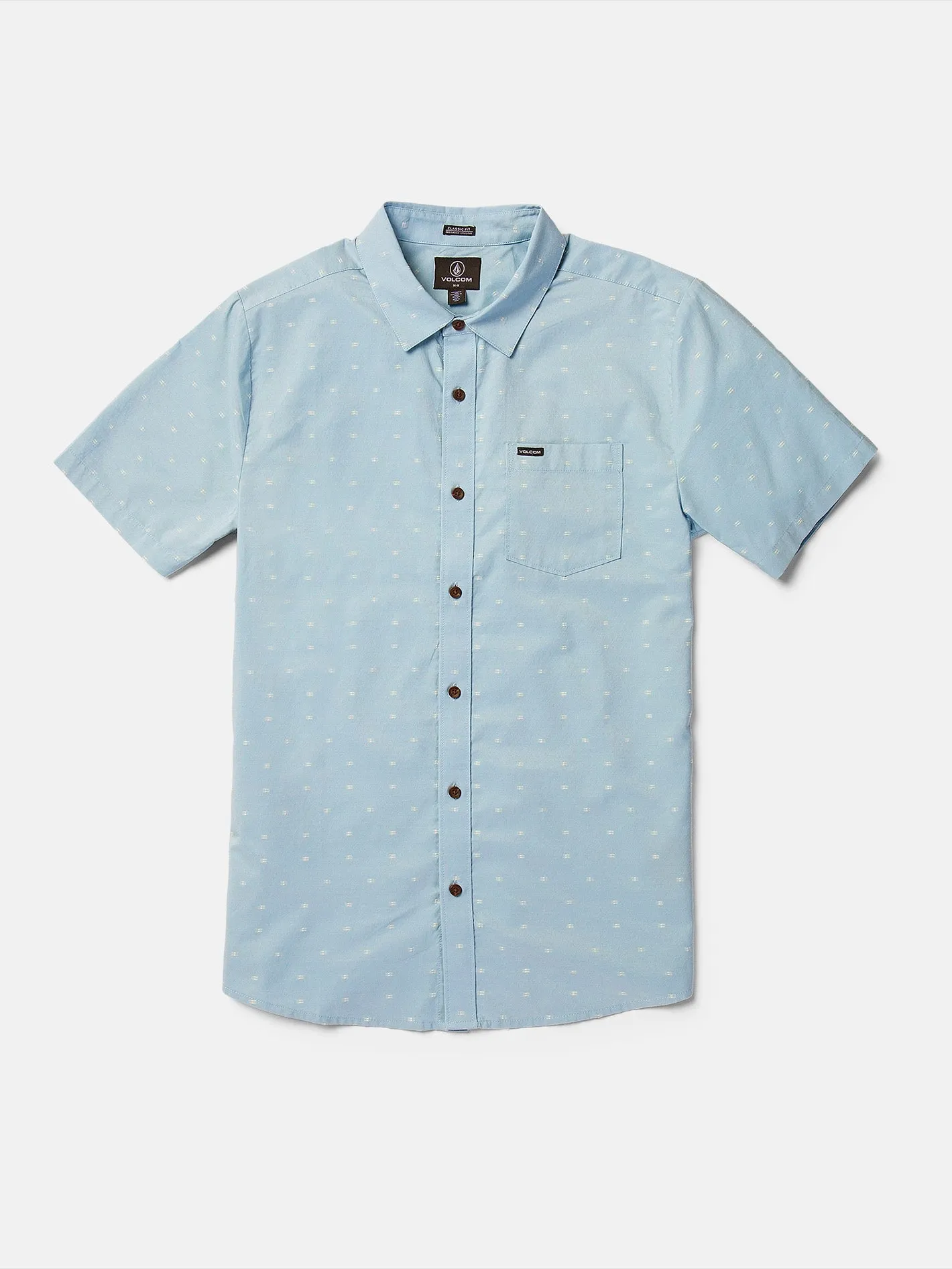 Crownstone Short Sleeve Shirt - Celestial Blue sold by Volcom