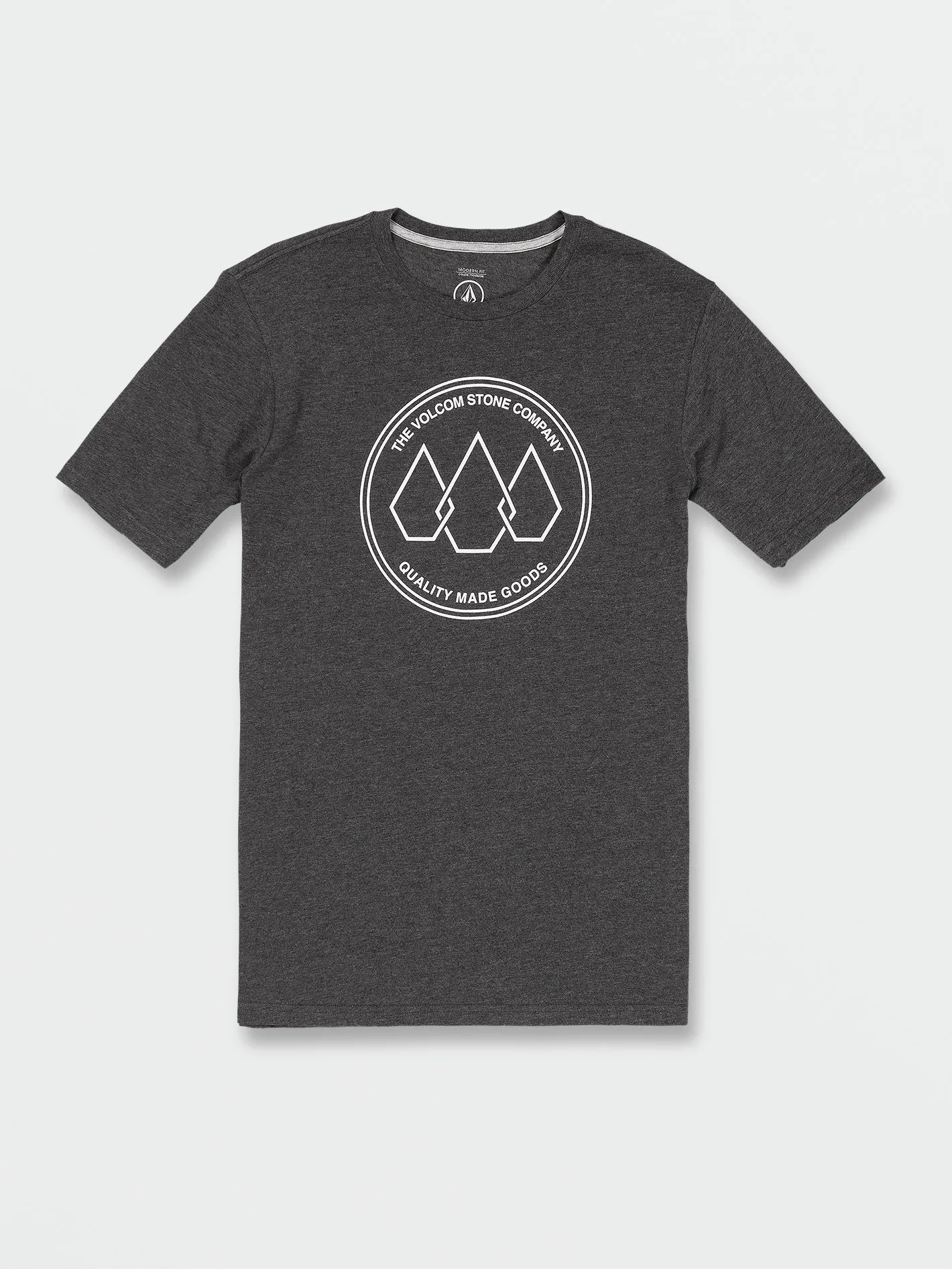 Stone Link Short Sleeve Tee - Dark Black Heather sold by Volcom product image thumbnail 3