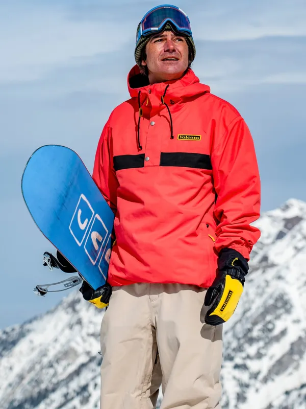 Mens Longo Pullover Jacket - Orange sold by Volcom