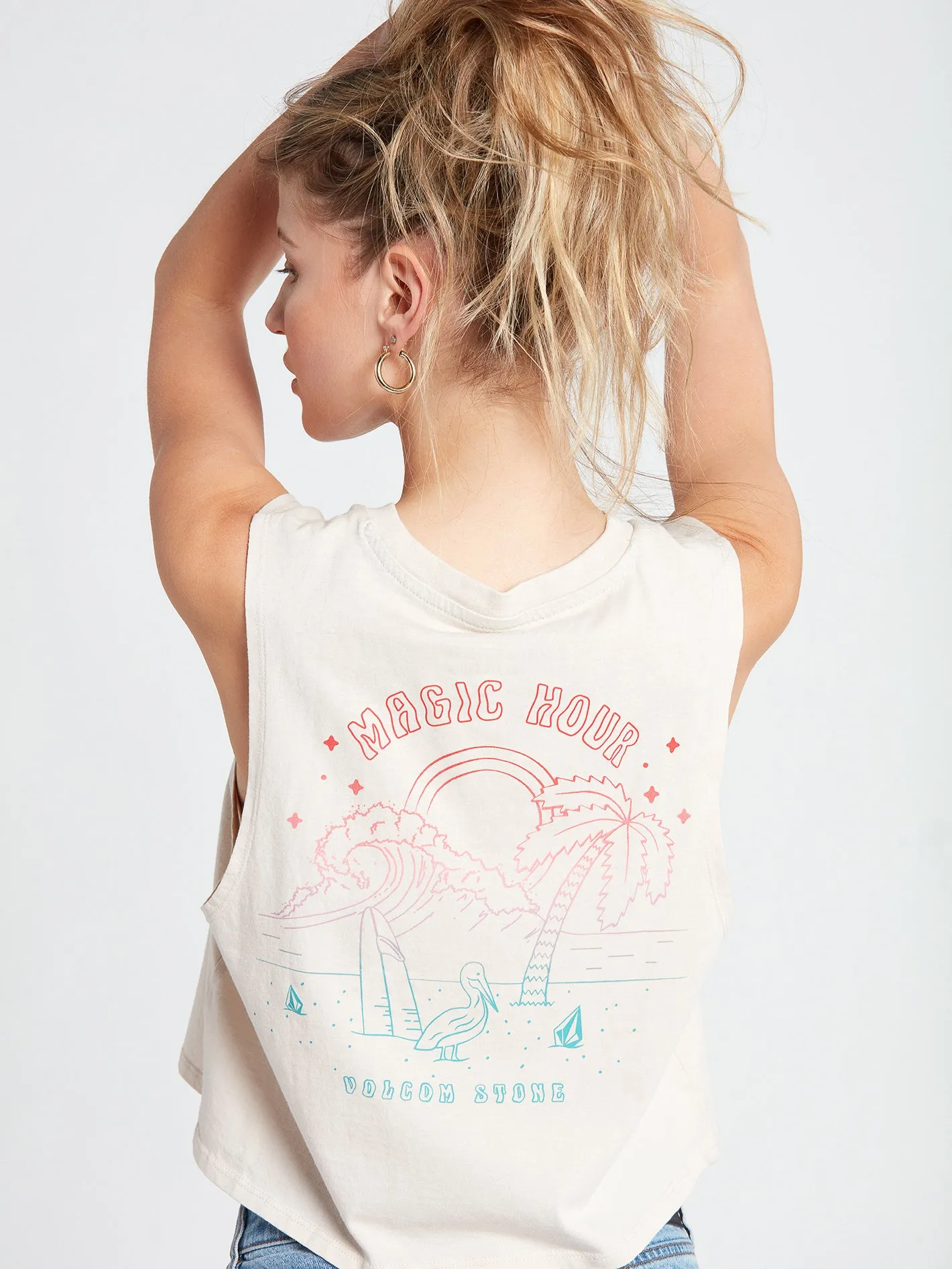 Stone Hour Crop Tank - Multi sold by Volcom product image thumbnail 4