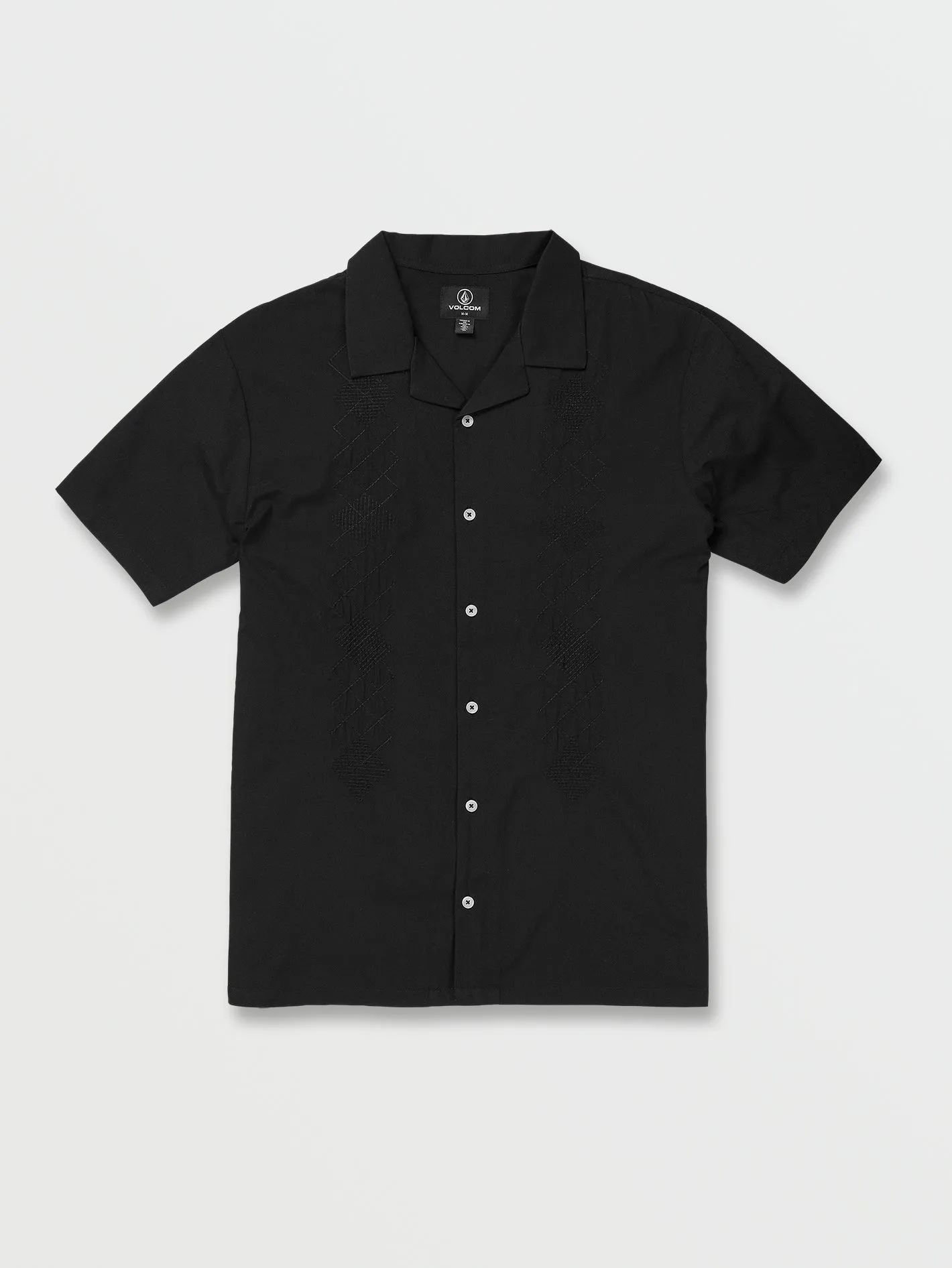 Baracostone Short Sleeve Shirt - Black sold by Volcom