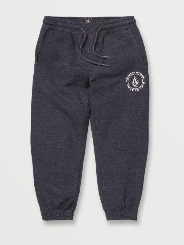 Little Boys True To This Fleece Pants - Navy Heather sold by Volcom