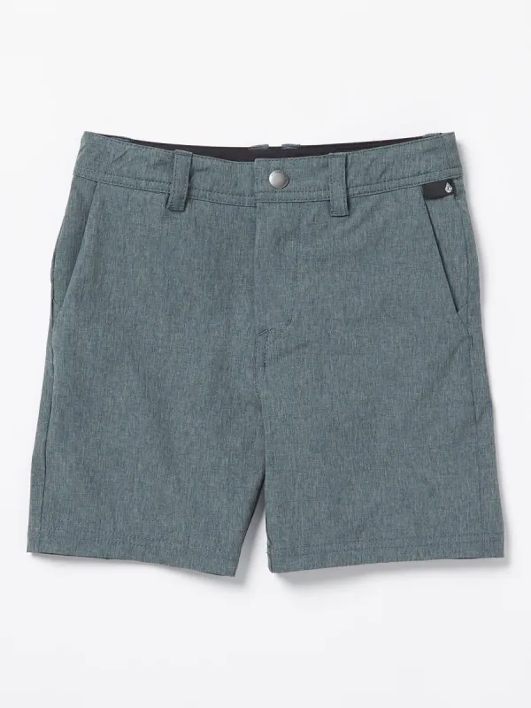 Little Boys Frickin Cross Shred Static Shorts - Dark Slate sold by Volcom